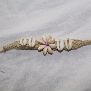 Handmade seashell bracelet
